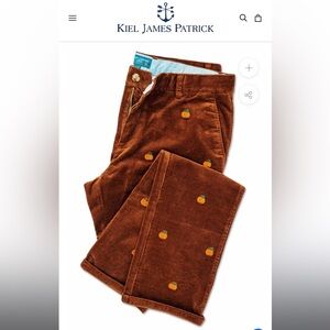 Kiel James Patrick Great Pumpkin Corduroy Pants-NWT
